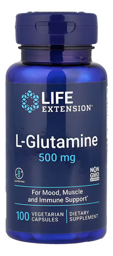 Life Extension L-Glutamine 500mg 100caps