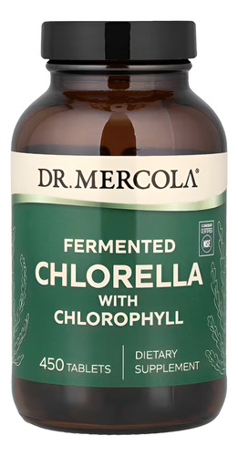 Dr. Mercola Fermented Chlorella with Chlorophyll 450tabs