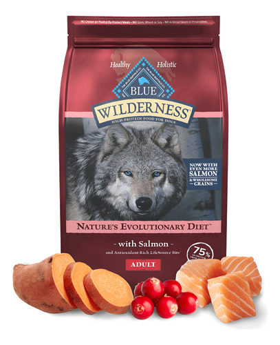 Blue Buffalo Wilderness Dog Food Adult Salmon 2kgs