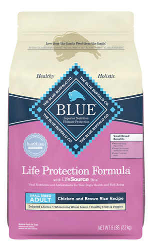 Blue Buffalo Adult Dog Food Chicken Small Breed 2.2kgs