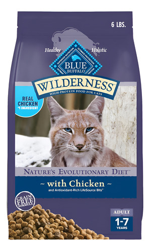 Blue Buffalo Wilderness Adult Cat food NED 2.7kg