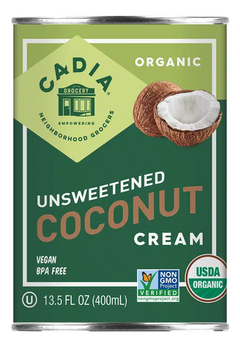 [CADOCC400] Cadia organic Coconut cream 400ml