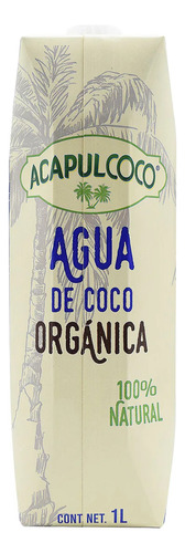Calahua Agua de coco orgánica 1 litro