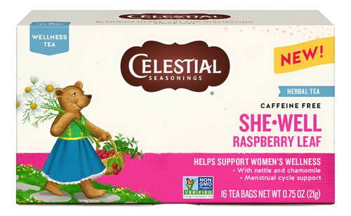 [CSTSWRL16] Celestial Seasonings Tea She Well Raspberry Leaf 16bags