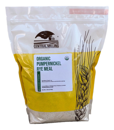 Central Milling organic Pumpernickel Rye flour 2.27kg