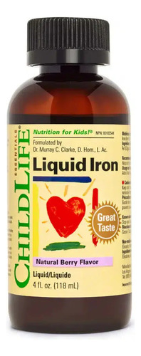 Child Life Liquid Iron Berry 118ml