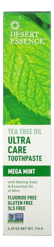 Desert Essence Pasta Dental Tea Tree Ultra Care Menta 176g