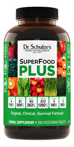 [DRSCHSFP390] Dr Schulzes Super Food Plus 390caps