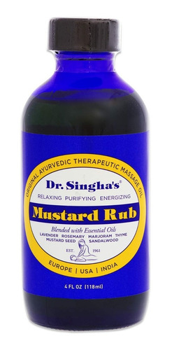 [DSIMDR4] Dr. Singha´s Mustard Rub 4oz