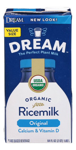 [DRERMILK1890] Dream Rice milk organic 1.89l