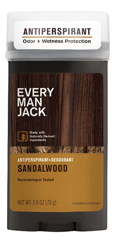 Every Man Jack Deodorant Sandalwood 73g