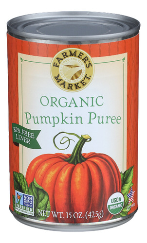 Farmers Market Organic Pumpkin Puree 425g