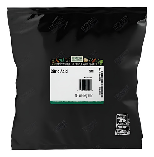 [FRON-19-CAD-453] Frontier Co-op Citric acid 453g