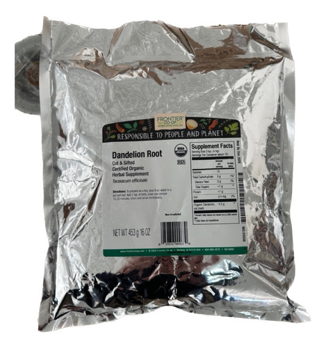 [FRCODA454] Frontier Coop Organic Dandelion root 454g