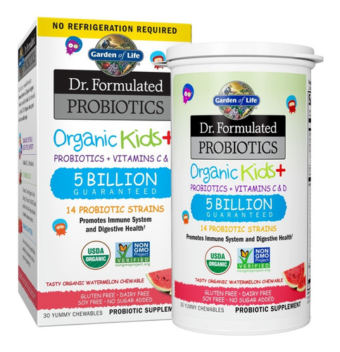 Garden Of Life Probiotics Organic Kids watermelon 30gummies