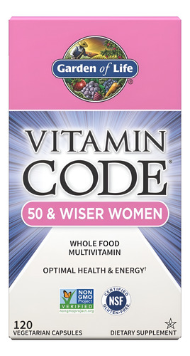 Garden Of Life Vitamin Code 50 & Wiser Women 120caps