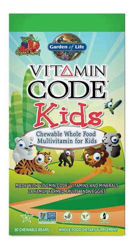 [GOL-21-VCK-30G] Garden Of Life Vitamin Code Kids 30gummies