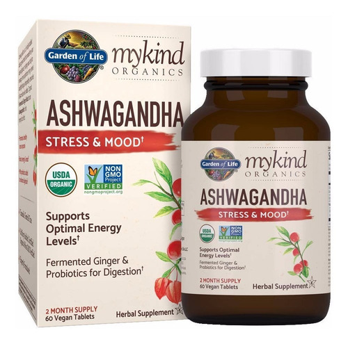 [GOL-21-ASHWA-60T] Garden Of Life organic Ashwagandha 60tabs