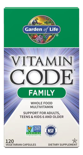 [GOLFAM120] Garden of Life Family 120caps