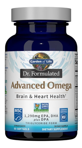 [GOLAODPA60] Garden of life Advanced Omega Epa Dha 60caps