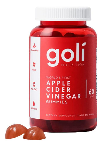 Goli Apple cider vinegar 60gummies