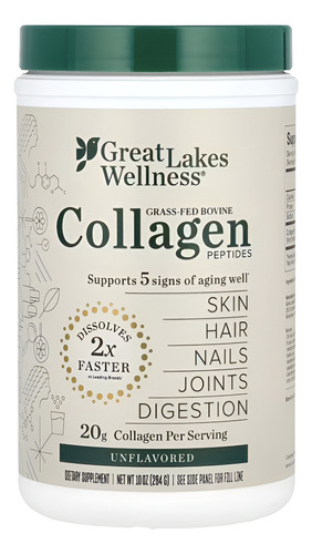 Great Lakes Collagen Peptides 284g - Neutro