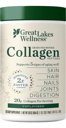 [GLCOLP454] Great Lakes Collagen peptides 454g