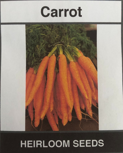 Heirloom seeds Carrot 600seeds