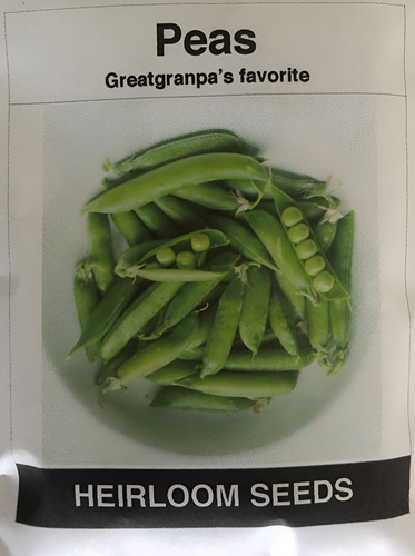 [HSPS65] Heirloom seeds Peas 65seeds