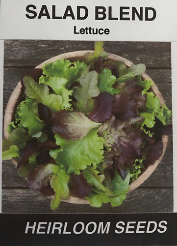 [HSSBLET1000] Heirloom seeds Salad Blend(lettuce) 1000seeds