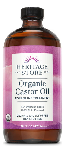 Heritage Organic Castor oil 473ml