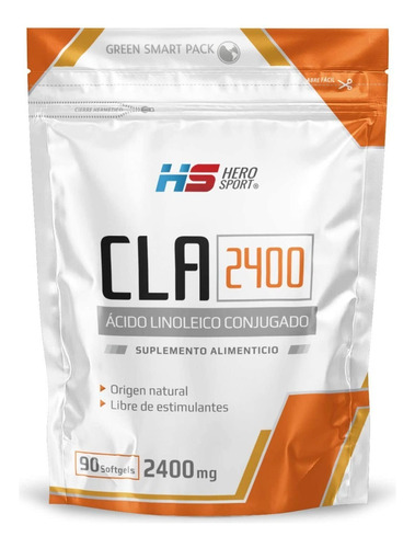 [HS-21-CLA-2400] Hero Sport Cla 2400mg Acido Linoleico Conjugado 90caps