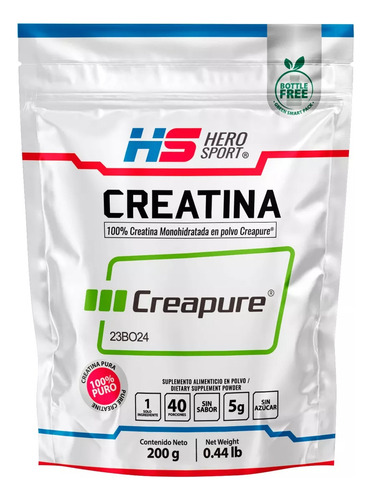 [HESPCRCR200] Hero Sport Creatina Creapure 200g