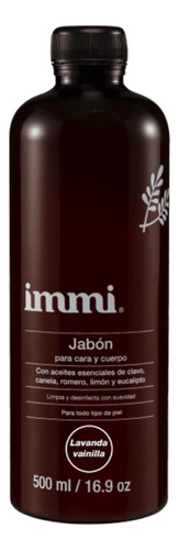 Immi Jabon para cara y cuerpo Lavanda Vainilla 500ml