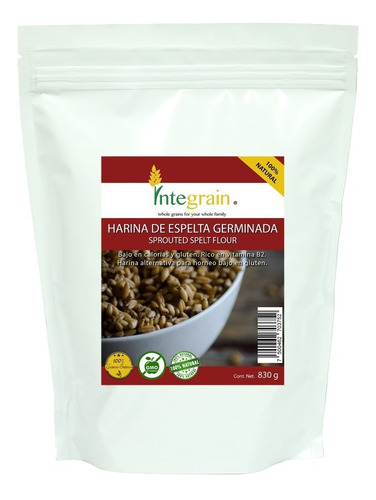 Integrain Harina De Espelta Germinada 830g