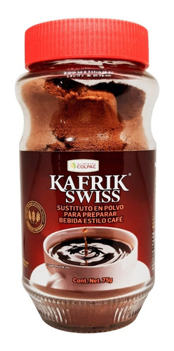 [KAS-05-SWISS-75] Kafrik Swiss Sustituto cafe en polvo 75g