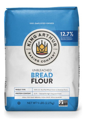 King Arthur Unbleached bread flour 2.27kg