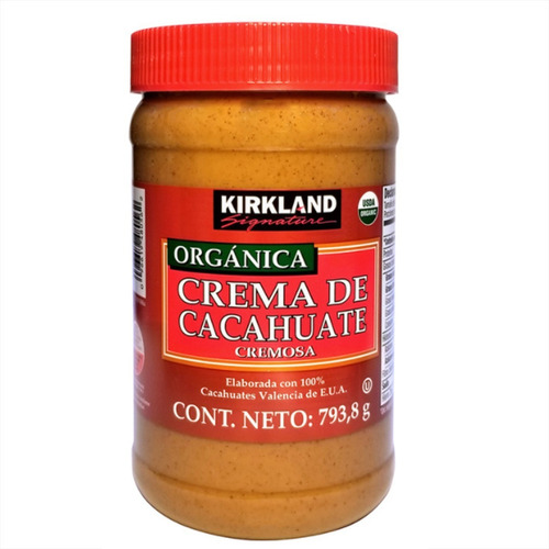 Kirkland Crema De Cacahuate Organica Cremosa 793g