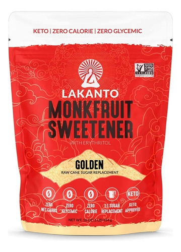 Lakanto Monkfruit Sweetener Golden 454g