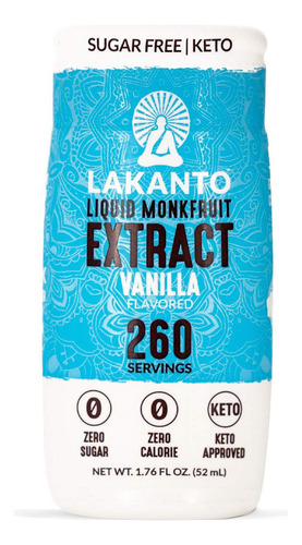 Lakanto Monkfruit extract vanilla 52ml