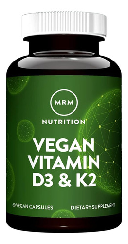 [MRMND3K260] MRM Nutrition Vitamin D3 & K2 60caps