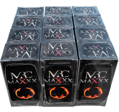 [MRC-21-MAXXX-12P] Mrc Maxxx Paquete De 12 Cajas 7 Caps 500mg