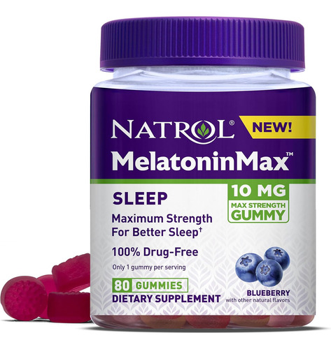 Natrol Melatonin Max 80gummies