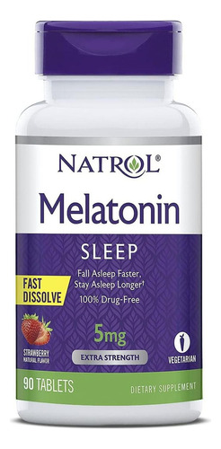 [NTRMTO90] Natrol Melatonin extra strength 5mg 90tabs