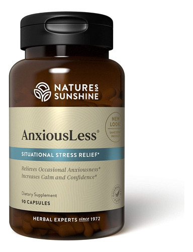 Natures Sunshine Anxiousless 90Caps