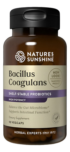 [NSUNBACO90] Natures Sunshine Bacillus Coagulans 90vegcaps