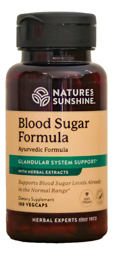 Natures Sunshine Blood sugar formula 100caps