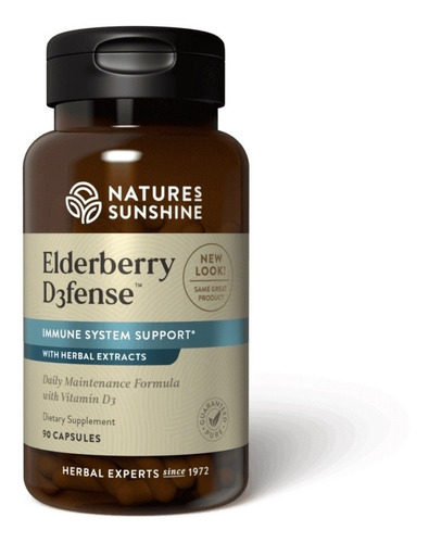 [NSUN-21-ELD3-90] Natures Sunshine Elderberry D3fense 90caps