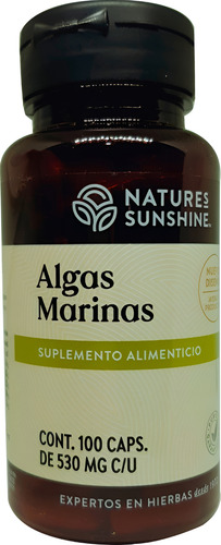 Natures Sunshine Mx Algas Marinas 100caps