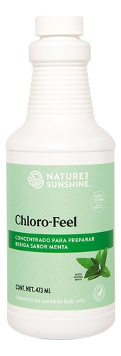 Natures Sunshine Mx Clorofila Líquida Chloro-feel menta 473ml